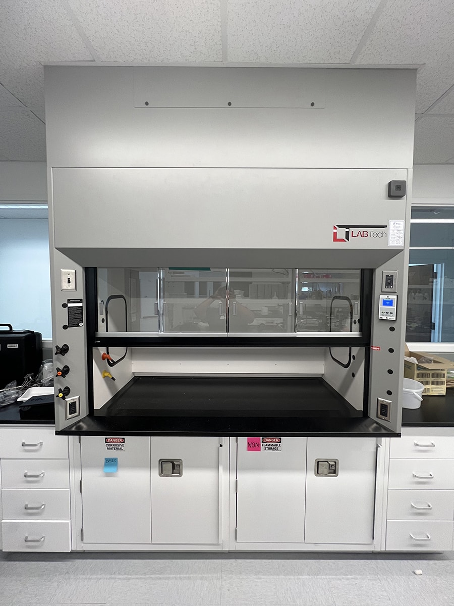 Double-Sided Teaching Fume Hoods for Sale